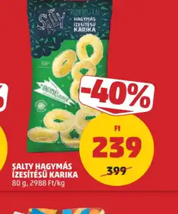 PENNY Salty Hagymás Ízesítésű Karika ajánlat