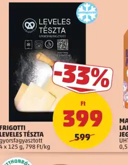 PENNY Frigotti Leveles Tészta ajánlat