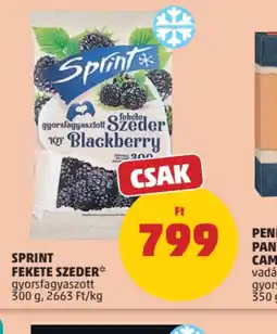 PENNY Sprint Fekete Szeder ajánlat