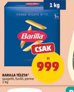 PENNY Barilla Tészta ajánlat