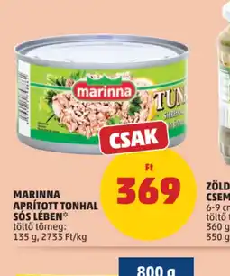 PENNY Marinna aprított tonhal ss lében ajánlat