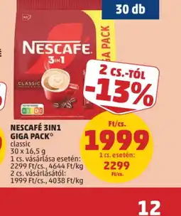 PENNY Nescafé 3in1 Giga Pack ajánlat
