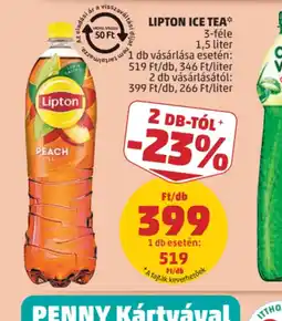 PENNY Lipton Ice Tea ajánlat