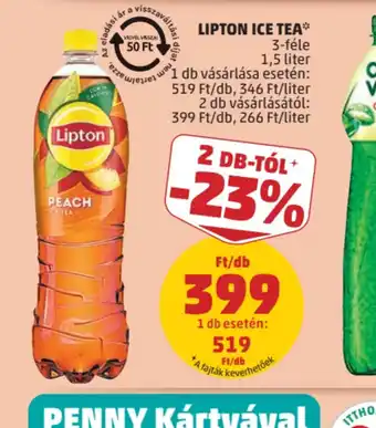 PENNY Lipton Ice Tea ajánlat