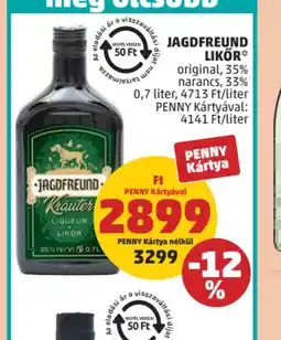 PENNY Jagdfreund Likőr ajánlat