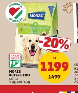 PENNY Morzsi Kutyaeledel ajánlat