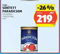 ALDI Cucina Sűrített Paradicsom ajánlat