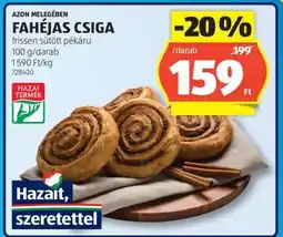 ALDI Fahéjas csiga ajánlat