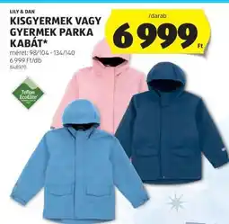 ALDI Lily & Dan Kisgyermek vagy Gyermek Parka Kabát ajánlat