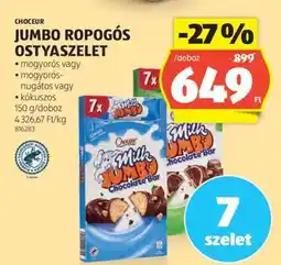 ALDI CHOCEUR JUMBO ROPOGÓS OSTYASZELET ajánlat