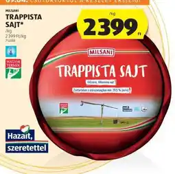ALDI Milsani Trappista Sajt ajánlat