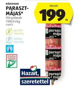 ALDI Nádudvari Paraszt-májas ajánlat