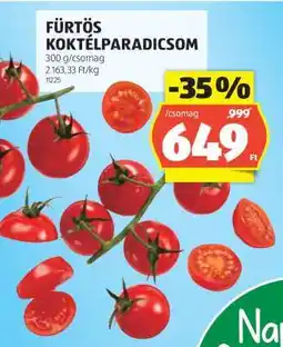 ALDI Fürtös koktélparadicsom ajánlat