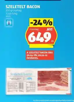 ALDI Szeletelt Bacon ajánlat