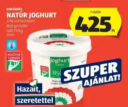 ALDI Kokárdás Natúr Joghurt ajánlat