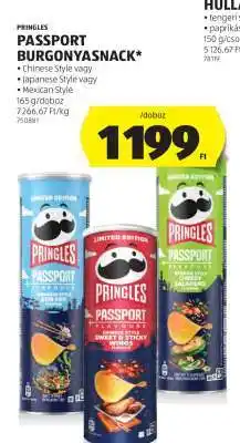 ALDI Pringles Passport Burgonyasnack ajánlat