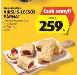 ALDI Virsli-lecsós párna ajánlat