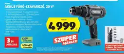 ALDI Akkus fúró-csavarozó, 20 V ajánlat