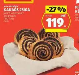 ALDI Kakaós csiga ajánlat