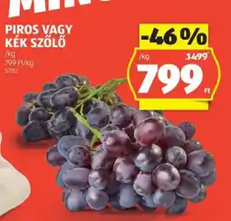 ALDI Piros vagy kék szőlő ajánlat