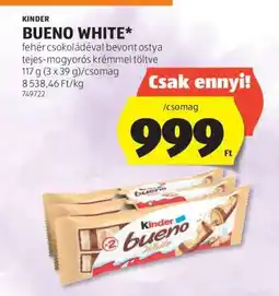 ALDI Kinder Bueno White ajánlat