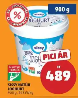 PENNY Sissy Natúr Joghurt ajánlat