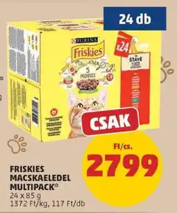 PENNY Friskies Macskaeledel Multipack ajánlat