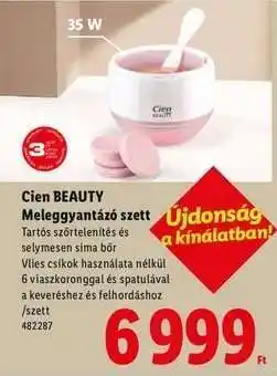 Lidl Cien BEAUTY Meleggyantázó szett ajánlat