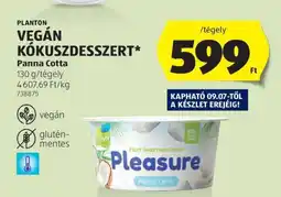 ALDI PLANTON VEGÁN KÓKUSZDESSZERT Panna Cotta ajánlat
