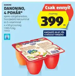 ALDI DANONINO, 4 POHÁR ajánlat