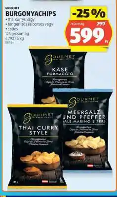 ALDI GOURMET BURGONYACHIPS ajánlat