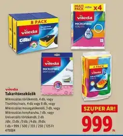 Lidl Vileda Takarítóeszközök ajánlat