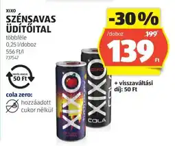 ALDI XIXO SZÉNSAVAS ÜDÍTŐITAL ajánlat