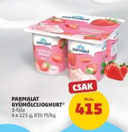 PENNY Parmalat Gyümölcsjoghurt ajánlat