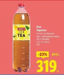 Lidl XIXO Jegestea ajánlat