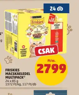 PENNY Friskies Macskaeledel Multipack ajánlat
