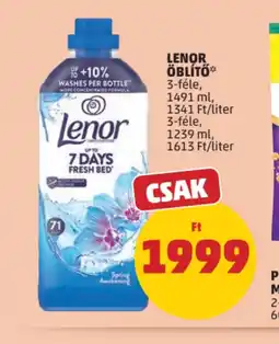 PENNY Lenor Öblítő ajánlat