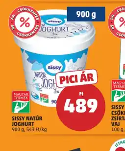 PENNY Sissy Natúr Joghurt ajánlat
