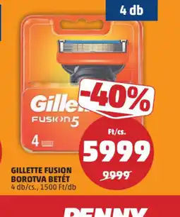 PENNY Gillette Fusion Borotva Betét ajánlat