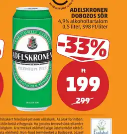 PENNY Adelskronen dobozos sör ajánlat