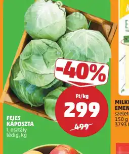 PENNY Fejes Káposzta ajánlat