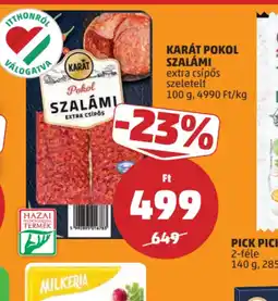 PENNY Karát Pokol Szalámi ajánlat