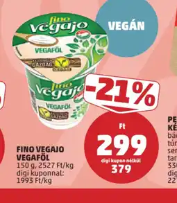 PENNY Fino Vegajo Vegaföl ajánlat