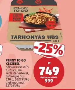 PENNY Penny To Go Készétel Tarhonyás Hús ajánlat