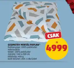 PENNY Geometry mintás paplan ajánlat