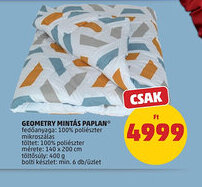 PENNY Geometry mintás paplan ajánlat