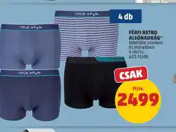 PENNY Férfi retro alsnadrág ajánlat