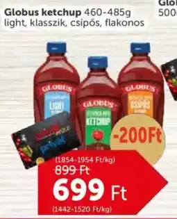 PRIVÁT Globus ketchup ajánlat