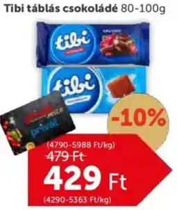 PRIVÁT Tibi táblás csokoládé ajánlat