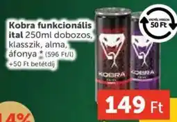 PRIVÁT Kobra funkcionális ital ajánlat